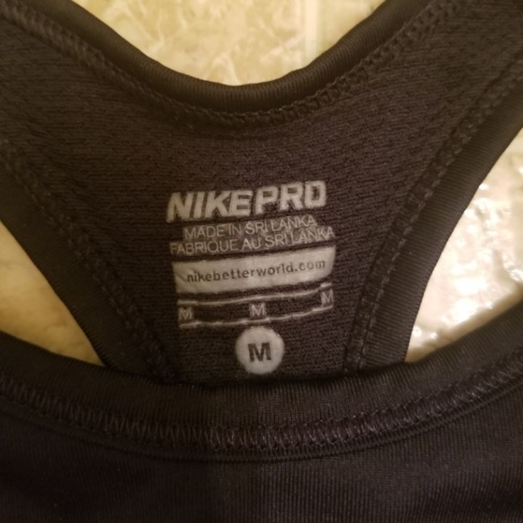 Nike pro black sports bra - Picture 2 of 3